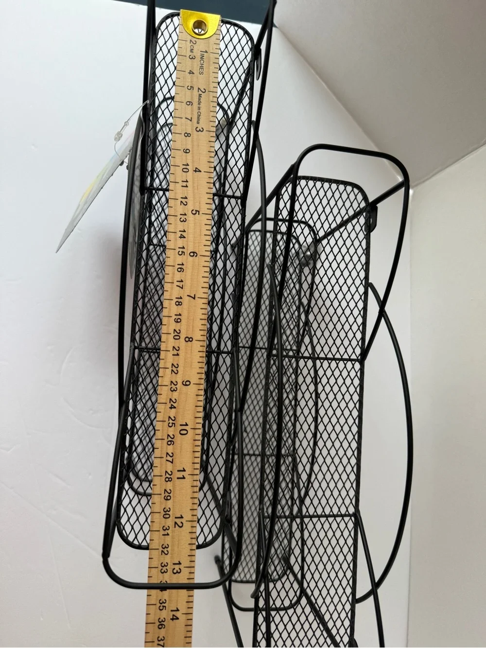 Black Metal Nail Polish Craft Rack Organizer